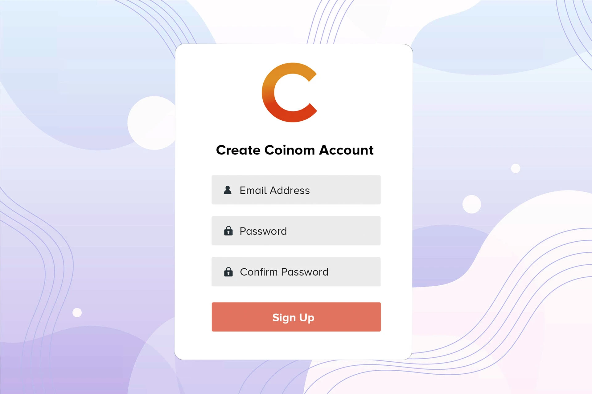 create coinom account